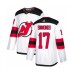 Men New Stitched Jersey Devils #17 Wayne Simmonds Authentic White Away Hockey Stitched Jersey