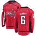 Men Washington Capitals #6 Michal Kempny Fanatics Branded Red Home Breakaway NHL Jersey