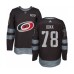 Men Carolina Hurricanes #78 Dominik Bokk Authentic Black 1917-2017 100th Anniversary Hockey Stitched Jersey