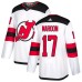 Men Adidas New Jersey Devils #17 Patrick Maroon Authentic White Away NHL Jersey