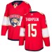 Men Adidas Florida Panthers #15 Paul Thompson Premier Red Home NHL Jersey