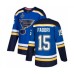 Men St. Louis Blues #15 Robby Fabbri Authentic Royal Blue Home 2019 Stanley Cup Final Bound Hockey Jersey