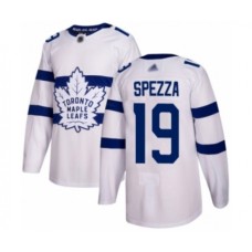 Men Toronto Maple Leafs #19 Jason Spezza Authentic White 2018 Stadium Series Hockey Stitched Jersey