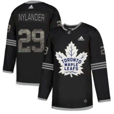 Men Adidas Toronto Maple Leafs #29 William Nylander Black Authentic Classic Stitched NHL Jersey