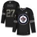 Men Adidas Winnipeg Jets #27 Nikolaj Ehlers Black Authentic Classic Stitched NHL Jersey