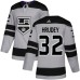 Men Adidas Los Angeles Kings #32 Kelly Hrudey Premier Gray Alternate NHL Jersey