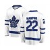 Men Toronto Maple Leafs #22 Ben Harpur Authentic White Away Fanatics Branded Breakaway Hockey Stitched Jersey