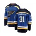 Men St. Louis Blues #31 Chad Johnson Fanatics Branded Royal Blue Home Breakaway 2019 Stanley Cup Champions Hockey Jersey