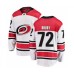 Men Carolina Hurricanes #72 Jack Drury Authentic White Away Fanatics Branded Breakaway NHL Jersey