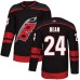 Men Adidas Carolina Hurricanes #24 Jake Bean Premier Black Alternate NHL Jersey