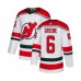 Men Adidas New Jersey Devils #6 Andy Greene Authentic White Alternate NHL Jersey