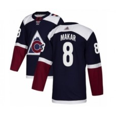 Men Colorado Avalanche #8 Cale Makar Authentic Navy Blue Alternate Hockey Stitched Jersey