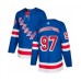 Men New York Rangers #97 Matthew Robertson Authentic Royal Blue Home Hockey Stitched Jersey