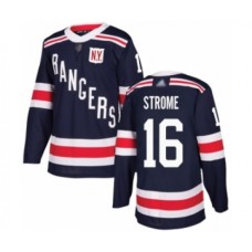 Men New York Rangers #16 Ryan Strome Authentic Navy Blue 2018 Winter Classic Hockey Stitched Jersey