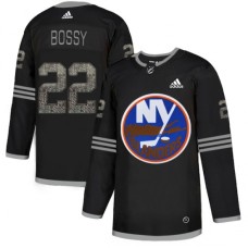 Men Adidas New York Islanders #22 Mike Bossy Black Authentic Classic Stitched NHL Jersey