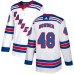 Men Adidas New York Rangers #48 Brett Howden Authentic White Away NHL Jersey