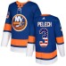 Men Adidas New York Islanders #3 Adam Pelech Authentic Royal Blue USA Flag Fashion NHL Jersey