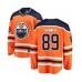 Men Edmonton Oilers #89 Sam Gagner Authentic Orange Home Fanatics Branded Breakaway Hockey Stitched Jersey