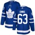 Men Adidas Toronto Maple Leafs #63 Tyler Ennis Authentic Royal Blue Home NHL Jersey