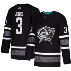 Men Adidas Columbus Blue Jackets #3 Seth Jones Black 2019 All-Star Game Parley Authentic Stitched NHL Jersey