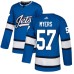 Men Adidas Winnipeg Jets #57 Tyler Myers Authentic Blue Alternate NHL Jersey