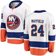 Men New York Islanders #24 Scott Mayfield Fanatics Branded White Away Breakaway NHL Jersey