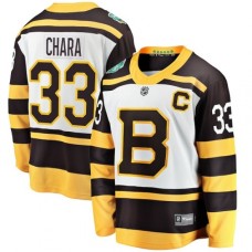 Men Boston Bruins #33 Zdeno Chara White 2019 Winter Classic Fanatics Branded Breakaway NHL Jersey