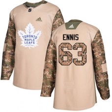 Men Adidas Toronto Maple Leafs #63 Tyler Ennis Authentic Camo Veterans Day Practice NHL Jersey