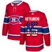 Men Adidas Montreal Canadiens #15 Jesperi Kotkaniemi Authentic Red USA Flag Fashion NHL Jersey