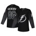 Men Tampa Bay Lightning #86 Nikita Kucherov adidas Alternate Authentic Player Jersey Black