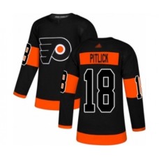 Men Philadelphia Flyers #18 Tyler Pitlick Authentic Black Alternate Hockey Stitched Jersey