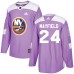 Men Adidas New York Islanders #24 Scott Mayfield Authentic Purple Fights Cancer Practice NHL Jersey