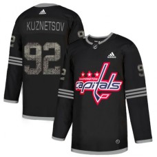 Men Adidas Washington Capitals #92 Evgeny Kuznetsov Black Authentic Classic Stitched NHL Jersey