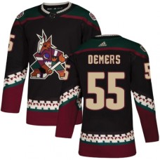 Men Adidas Arizona Coyotes #55 Jason Demers Premier Black Alternate NHL Jersey