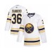 Men Buffalo Sabres #36 Andrew Hammond Authentic White 50th Season Hockey Stitched Jersey