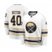 Men Buffalo Sabres #40 Carter Hutton Fanatics Branded White 50th Season Breakaway Hockey Stitched Jersey