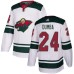 Men Adidas Minnesota Wild #24 Matt Dumba White Road Authentic Stitched NHL Jersey