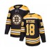 Men Boston Bruins #18 Brett Ritchie Authentic Black Home Hockey Stitched Jersey