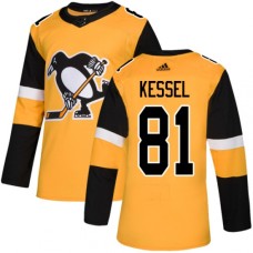 Men Adidas Pittsburgh Penguins #81 Phil Kessel Premier Gold Alternate NHL Jersey