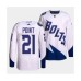 Men Tampa Bay Lightning#21 Brayden Point 2022 White Stadium Series Breakaway Stitched Jersey