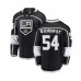 Men Los Angeles Kings #54 Tobias Bjornfot Authentic Black Home Fanatics Branded Breakaway Hockey Stitched Jersey