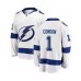 Men Tampa Bay Lightning #1 Mike Condon Fanatics Branded White Away Breakaway Hockey Stitched Jersey