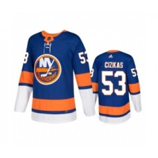 Men New York Islanders #53 Casey Cizikas Royal Stitched Jersey