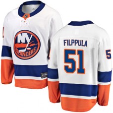 Men New York Islanders #51 Valtteri Filppula Fanatics Branded White Away Breakaway NHL Jersey