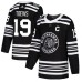 Men Adidas Chicago Blackhawks #19 Jonathan Toews Authentic Black 2019 Winter Classic NHL Jersey