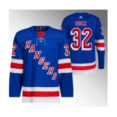 Men New York Rangers #32 Jonathan Quick Royal Stitched Jersey