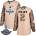 Men Adidas Washington Capitals #2 Matt Niskanen Authentic Camo Veterans Day Practice 2018 Stanley Cup Final Champions NHL Jersey