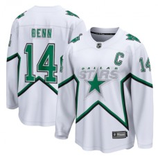 Men Dallas Stars #14 Jamie Benn Fanatics Branded White 2020-21 Special Edition Breakaway Player Stitched Jersey