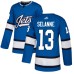 Men Adidas Winnipeg Jets #13 Teemu Selanne Authentic Blue Alternate NHL Jersey