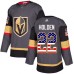 Men Adidas Vegas Golden Knights #22 Nick Holden Authentic Gray USA Flag Fashion NHL Jersey